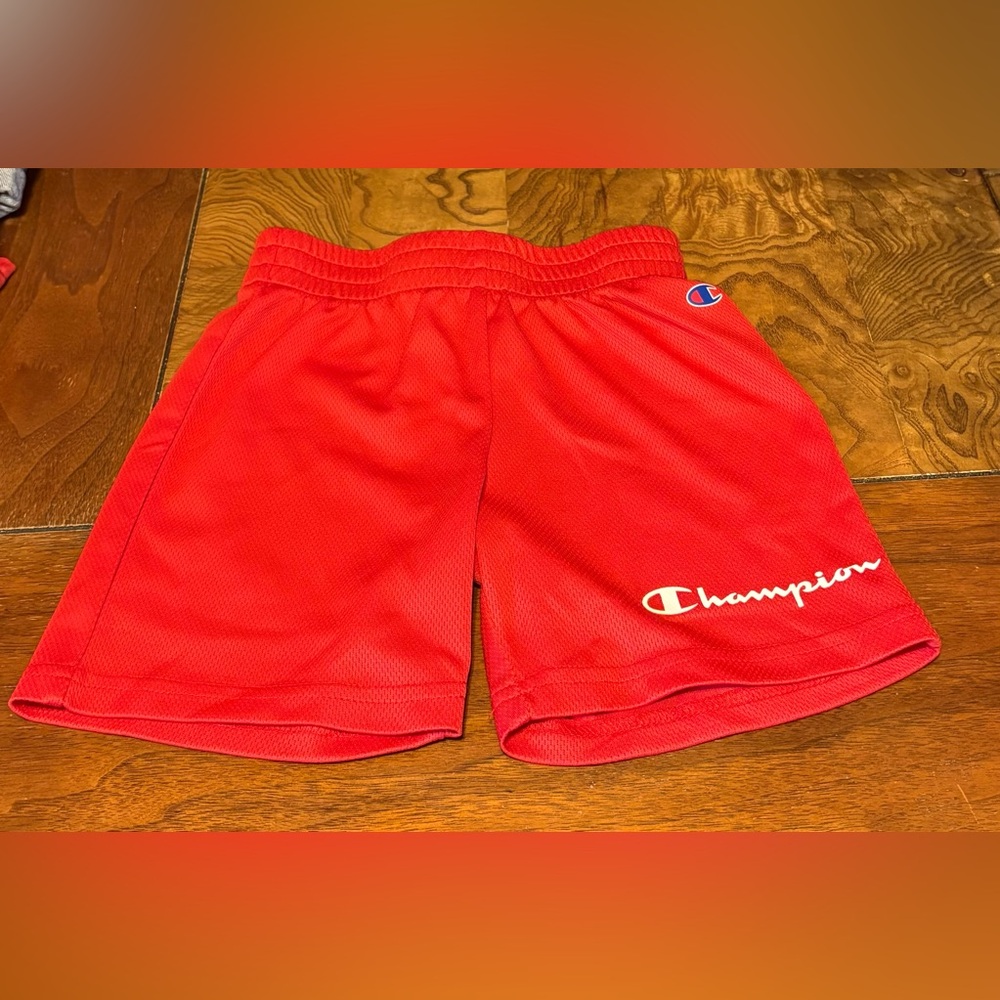 Champion Kids Red Athletic Shorts